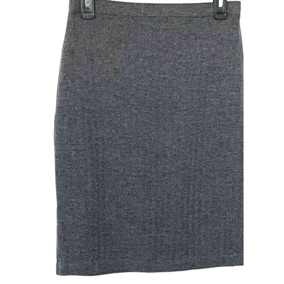 EDDIE BAUER PENCIL/STRAIGHT MIDI SKIRT, WOMENS, M, DARK GREY - CHEVRON PATTERN - Picture 1 of 8